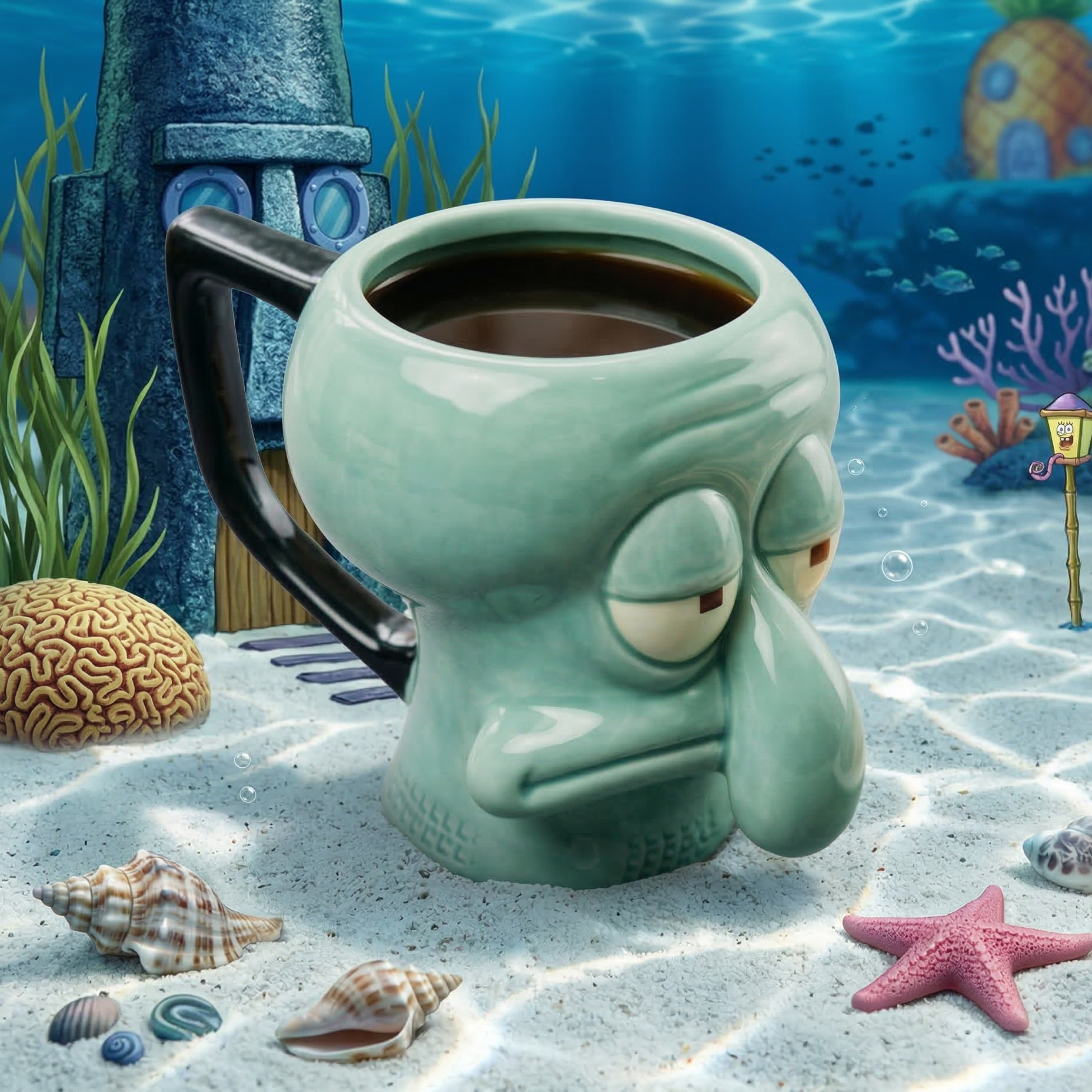 Squidward 3D Coffee Mug☕