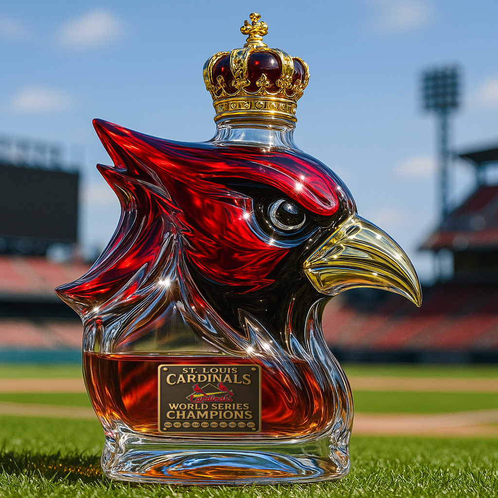 St. Louis Cardinals Whiskey Bottle