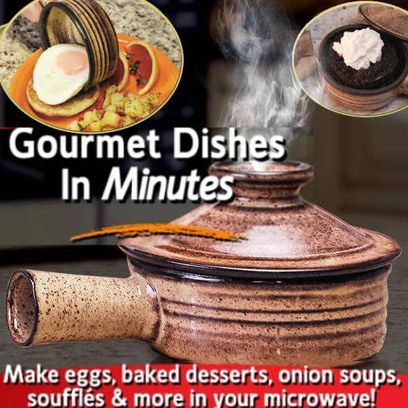 🔥Christmas Sale 50% OFF—Non-Stick Ceramic Microwave Cooker Comes with Free Gourmet Recipes