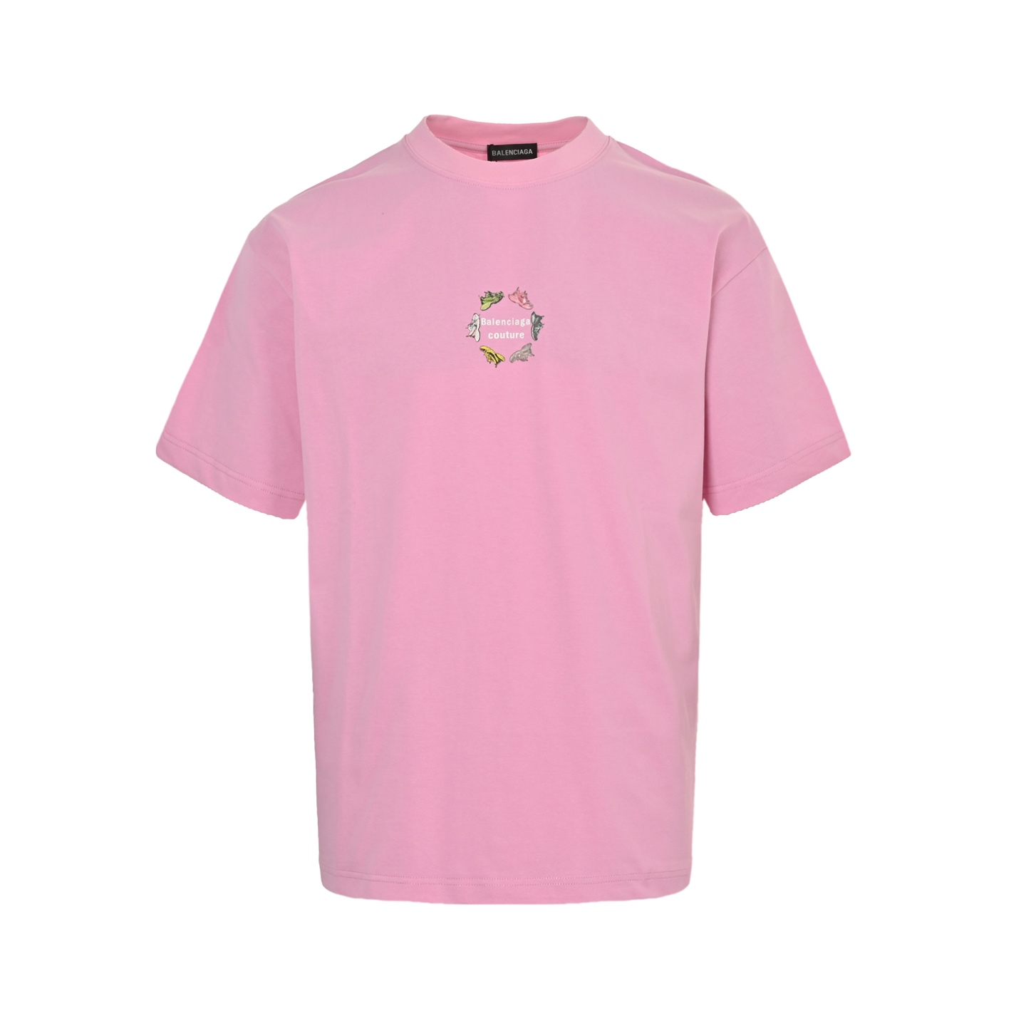 Balenciaga 25ss dad shoes with lettering print short sleeves