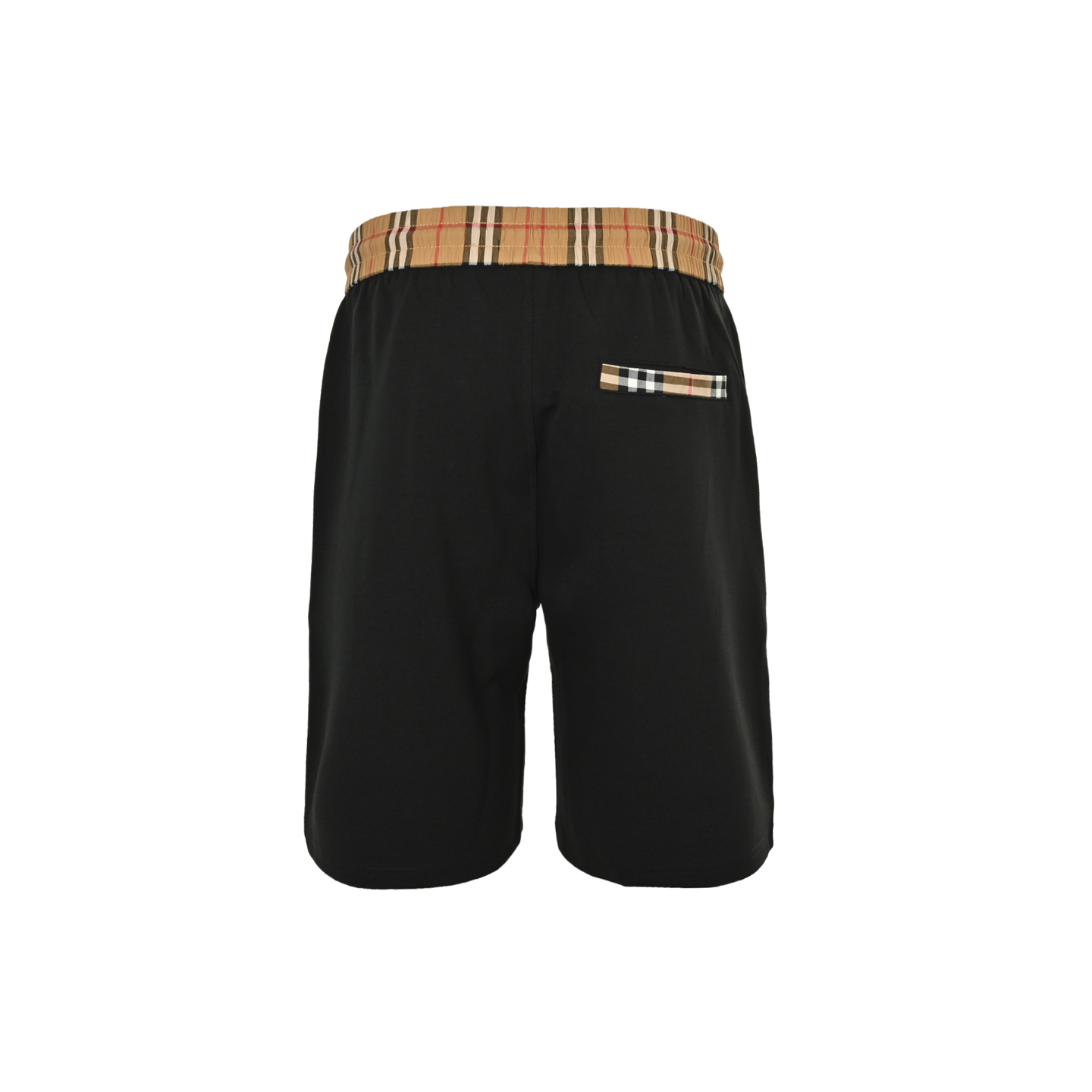 Burberry 25ss check pocket patchwork logo shorts
