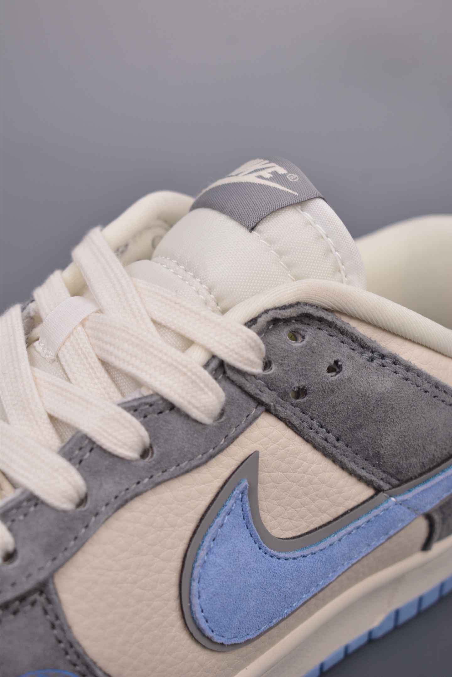 Chrome Hearts x Nike By You SB Dunk Low Retro SP Gray White Blue KK1333-027