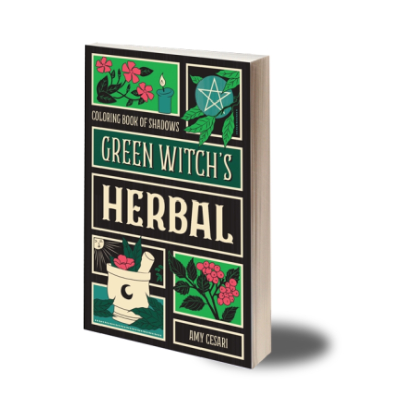A Coloring Book of Herbal Magic - Green Witch's Herbal