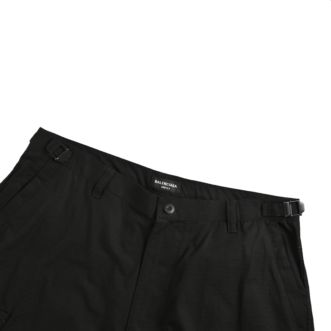 Balenciaga 24Fw Pleated Cargo Pants