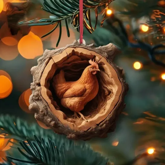 Fun Farm Christmas Ornament