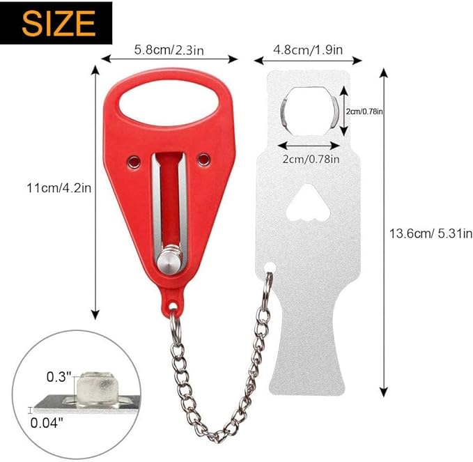 Portable Hotel Door Lock Locks Self