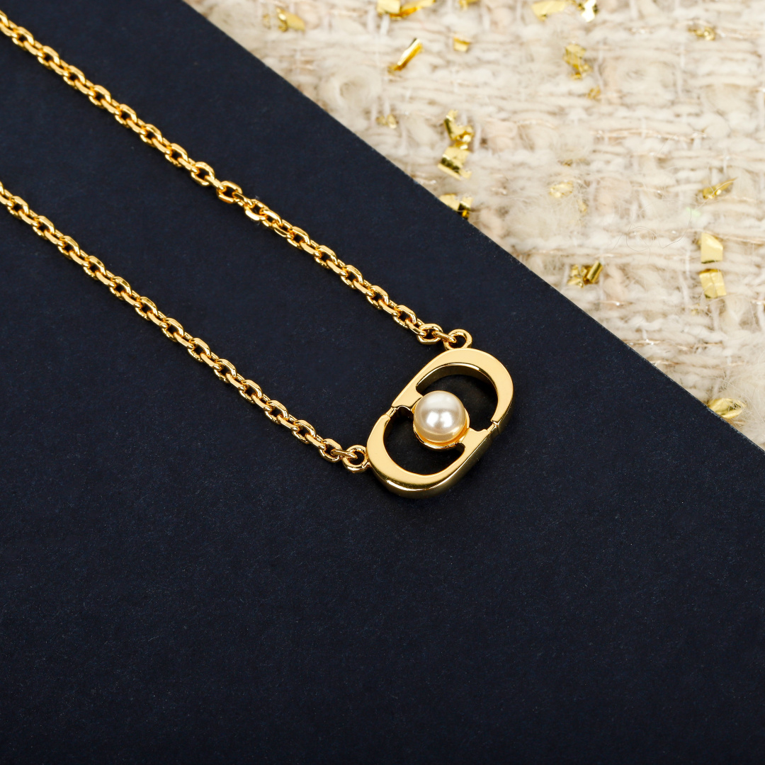 Dior CD Pearl Necklace