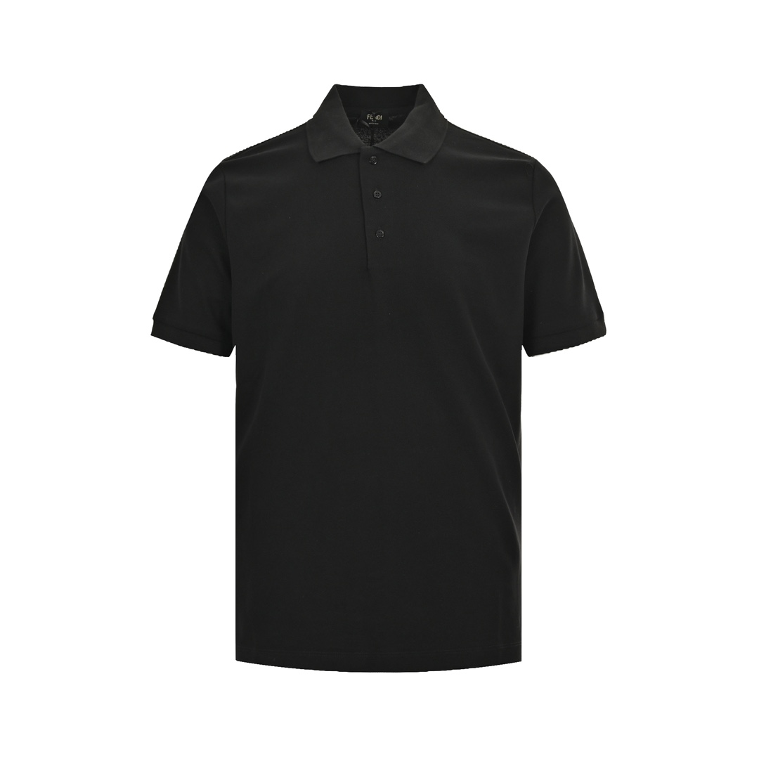 Fendi FF placket Polo short sleeve