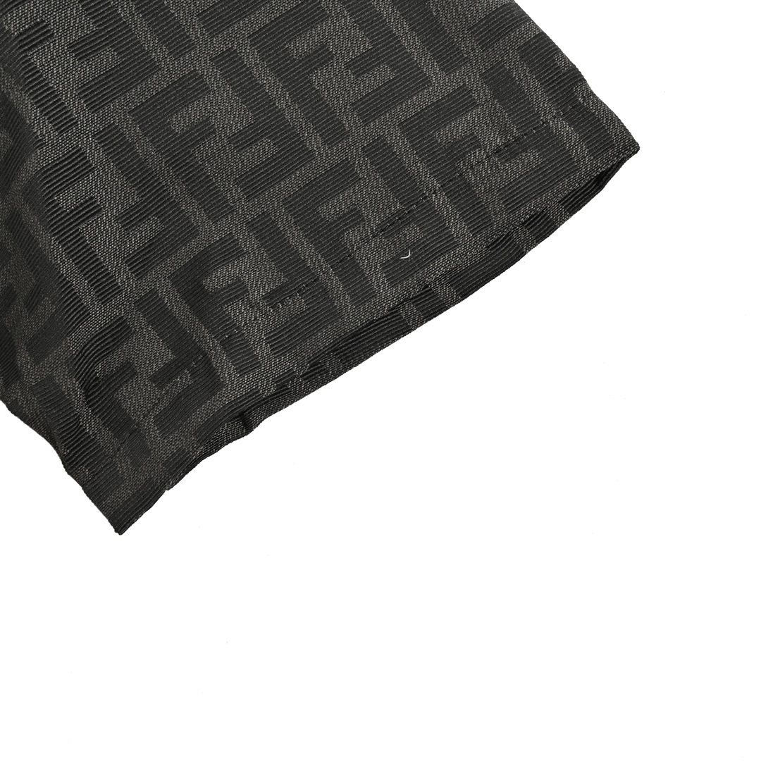 Fendi 24ss FF jacquard suit short-sleeved shirt