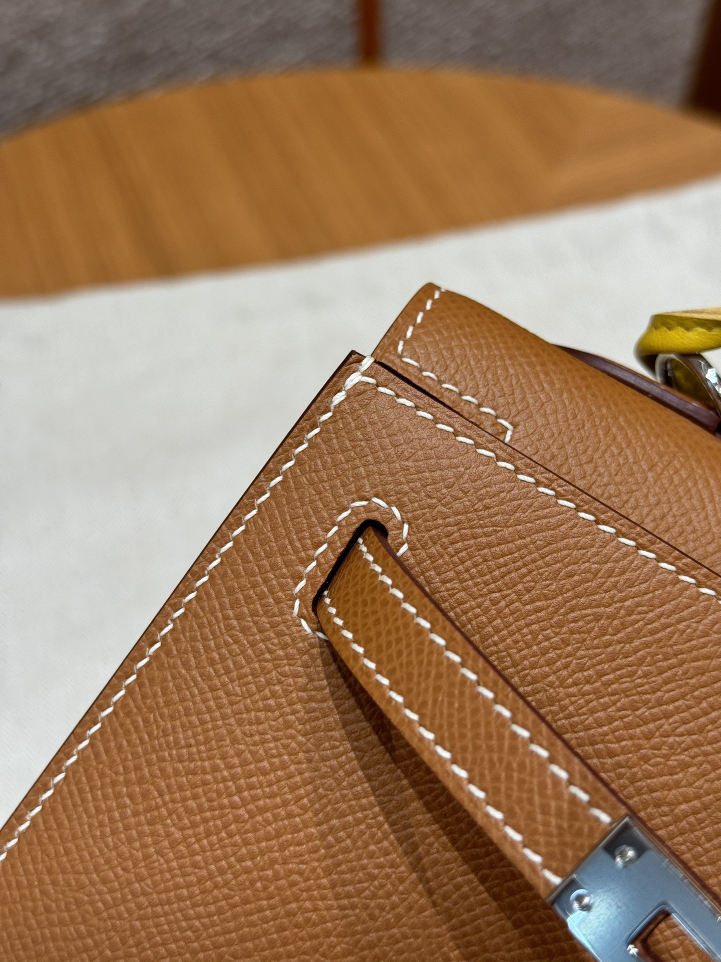 Hermès Kelly 37gold Handbag(Handmade to order)