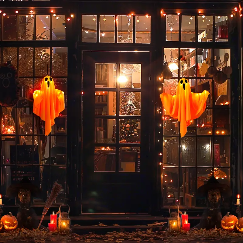 👻👻Halloween Decoration LED Glowing Ghost DIY Modeling Lights