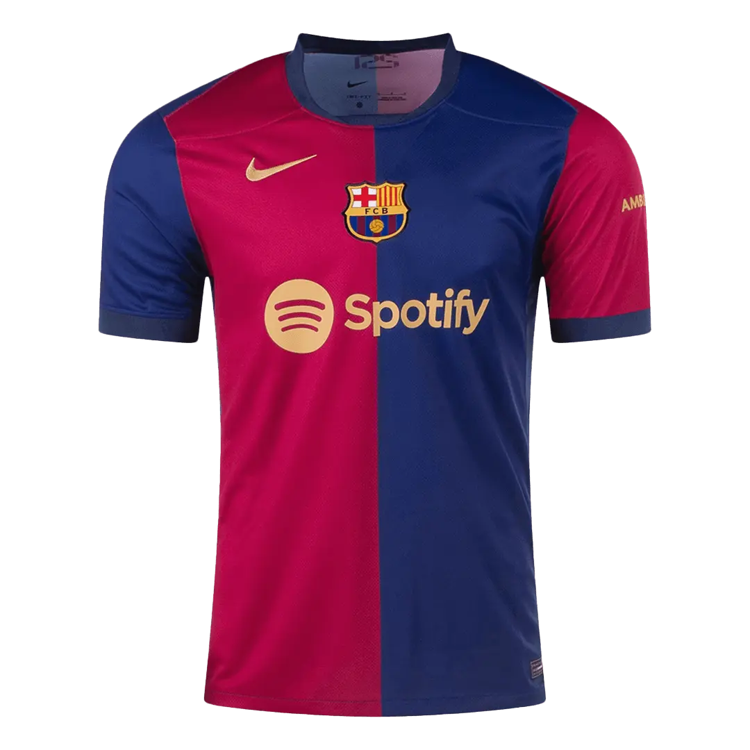 LAMINE YAMAL #19 Barcelona Home Football Shirt 2024/25 - UCL