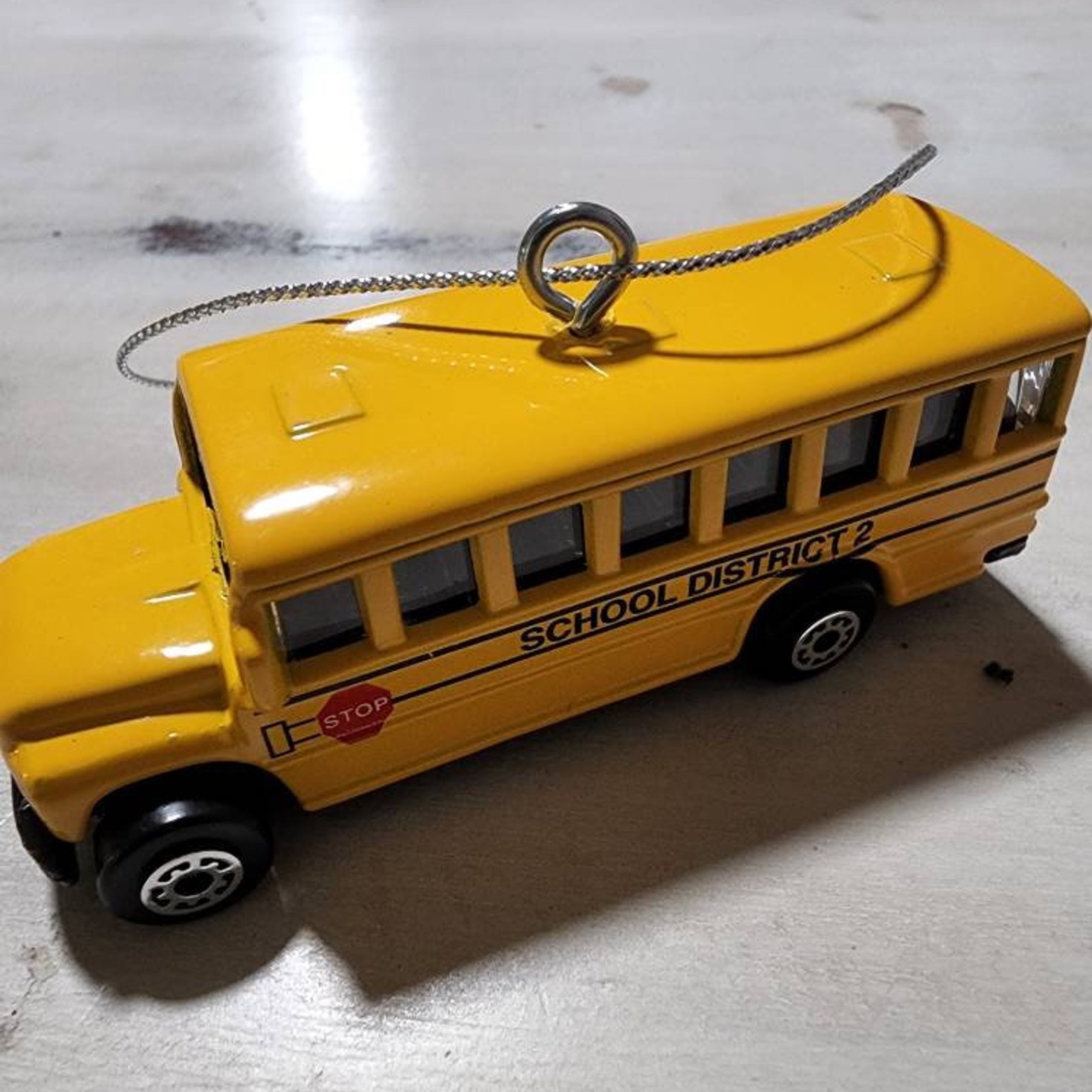 School Bus Christmas Ornament