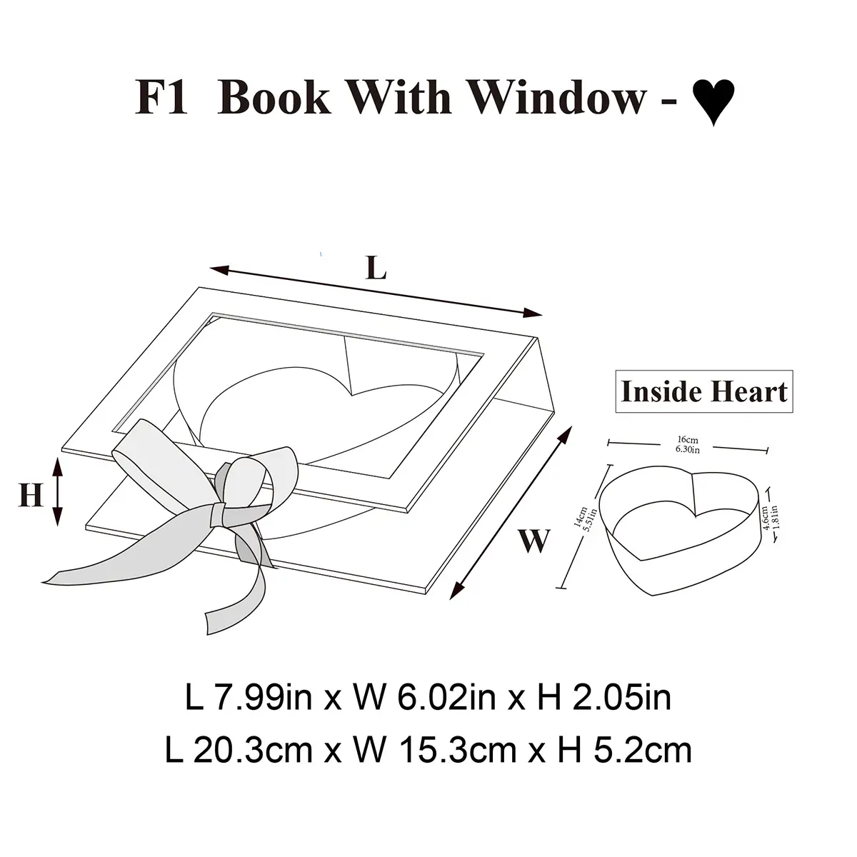 2025 ON SALE🔥Heart Shaped Valentine's Day Treat Fillable Gift Packaging Box