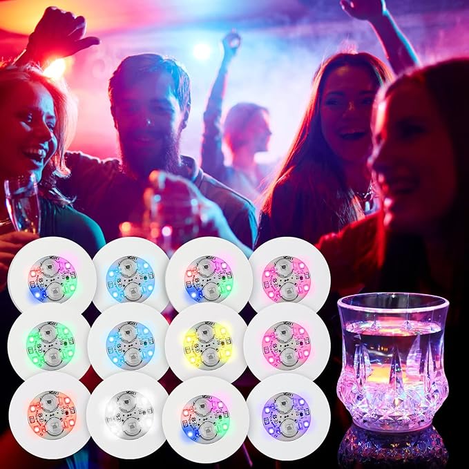 ✨✨LED Luminous Bottle Stickers and Coasters