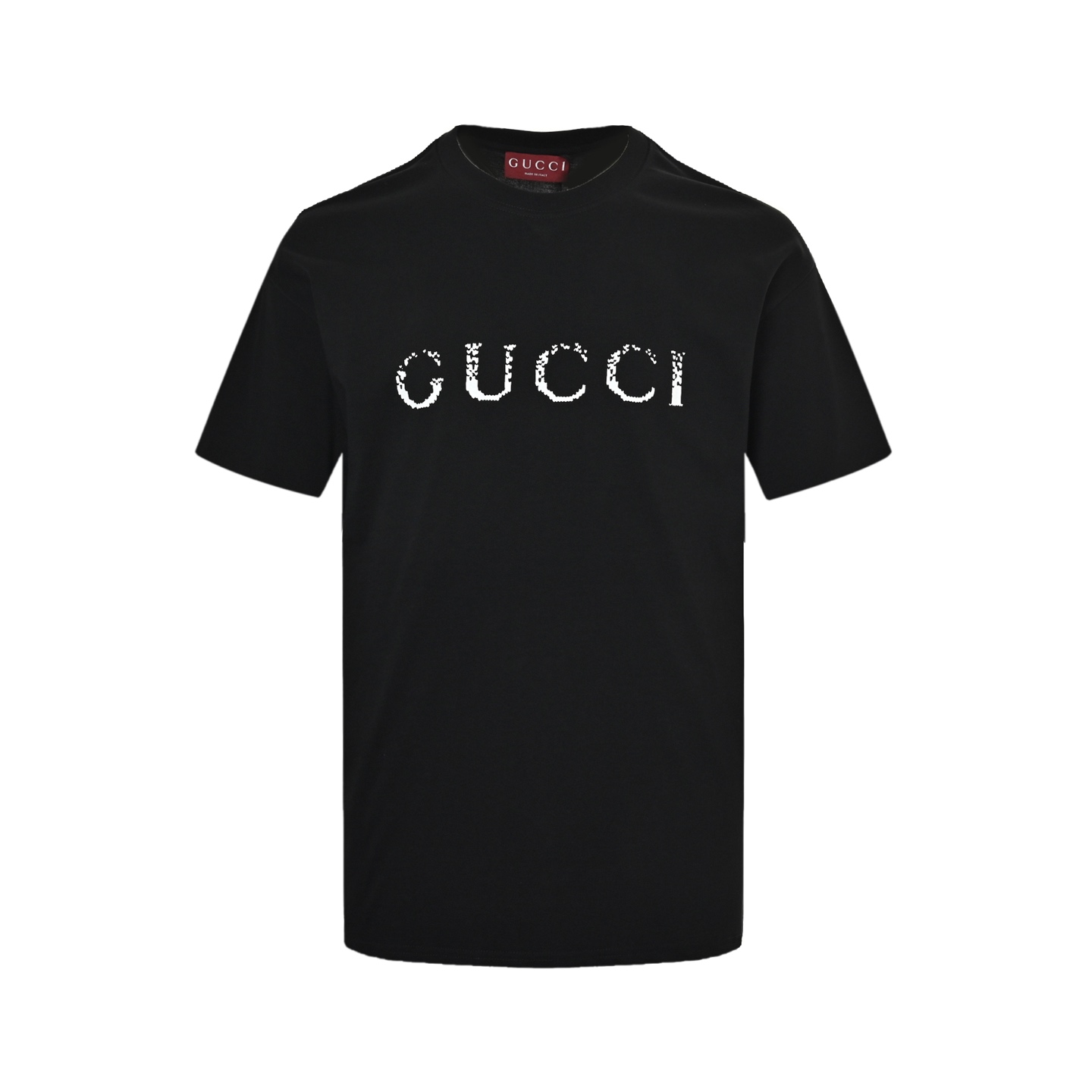 Gucci 25ss gradient lettering logo print short sleeves