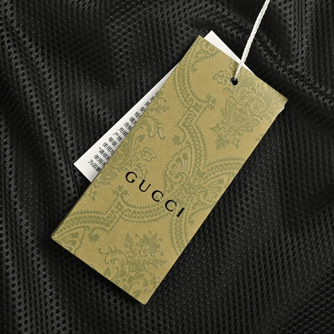 Gucci 24Fw logo-laminated waterproof hooded jacket