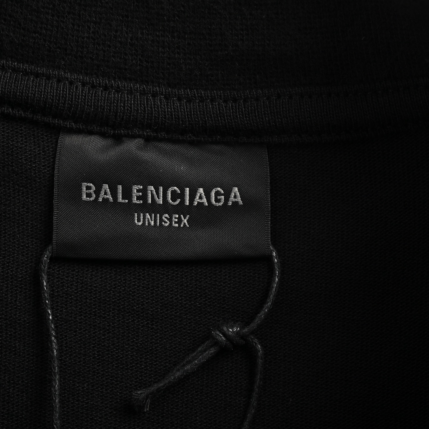 Balenciaga Double B rhinestone back short sleeves