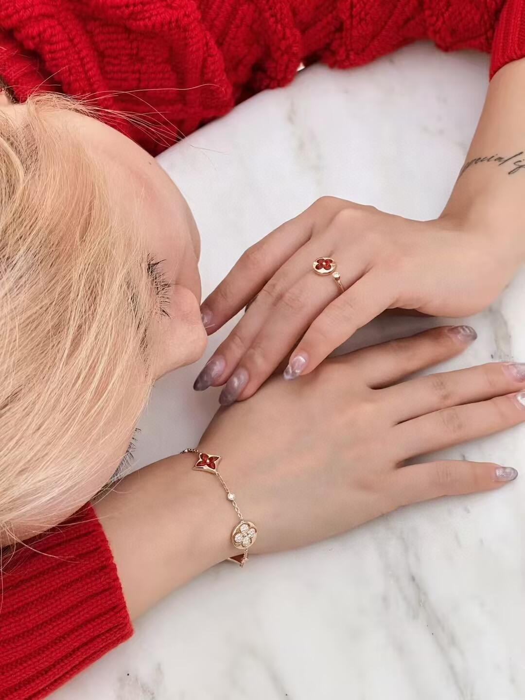 Louis Vuitton Four Flower Bracelet