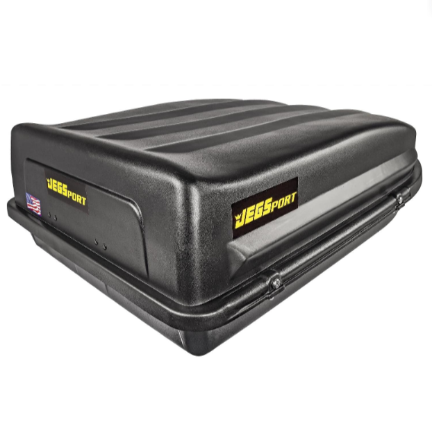 JEGS Rooftop Cargo Carrier for Car Storage 18 Cubic Ft 110 Lb Capaci