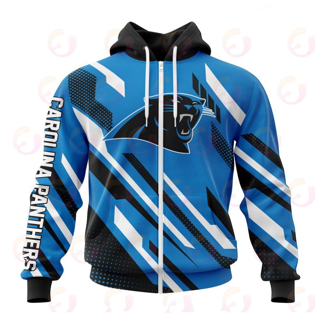 CAROLINA PANTHERS 3D HOODIE SPECIAL MOTOCROSS CONCEPT