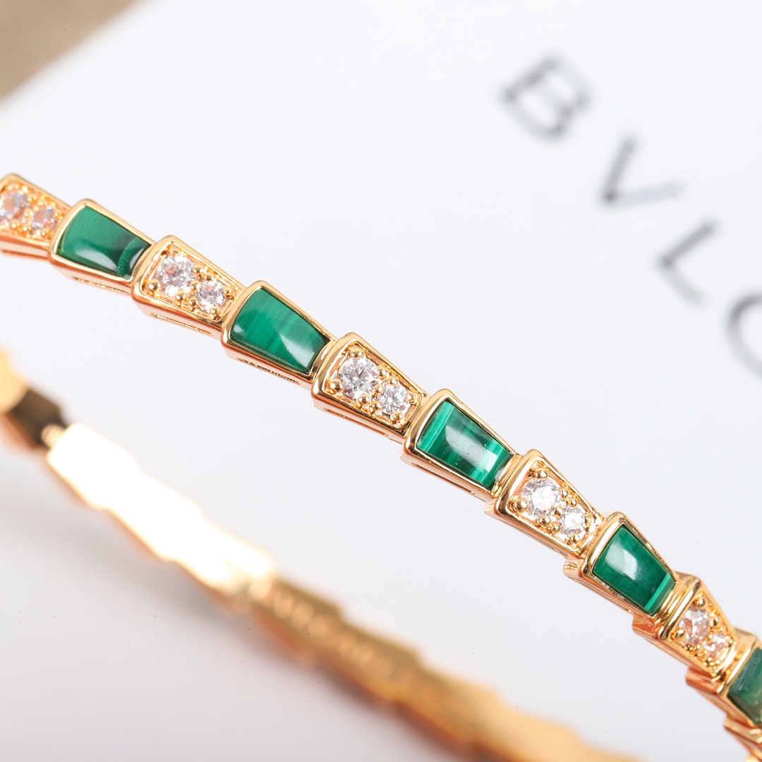 Bulgari Serpenti Viper mother-of-pearl bracelet