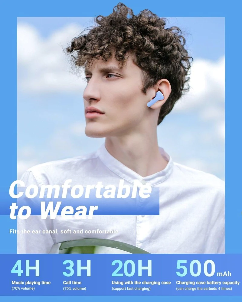 Christmas Sale🔥Top Selling - T6 Crystal Wireless Earbuds [Stock is limited, first come first served!]