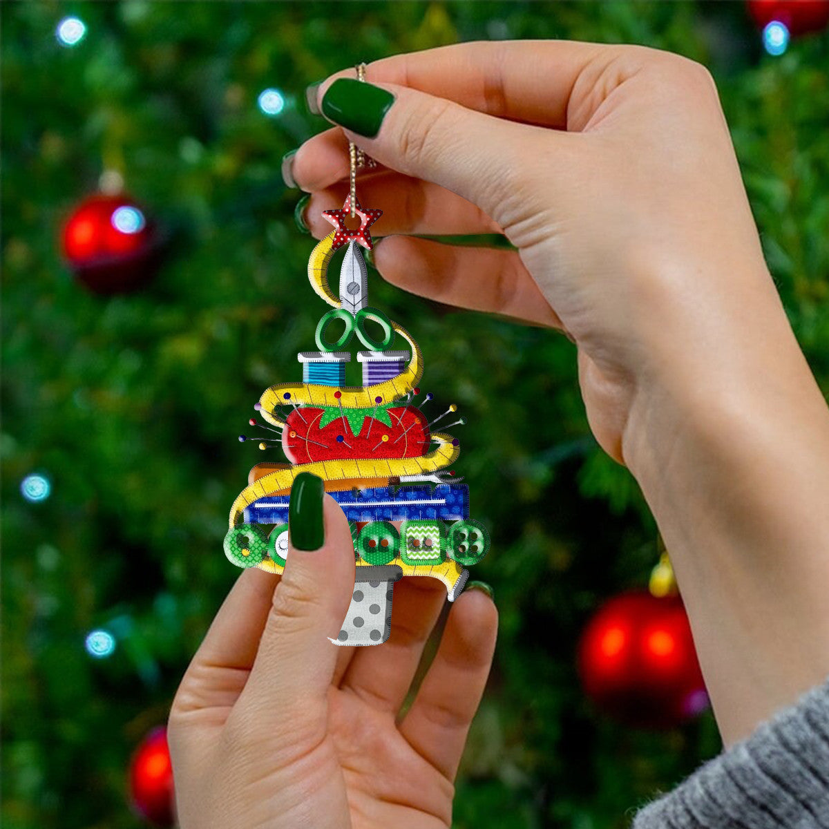 🪡Quilting Christmas tree Ornament