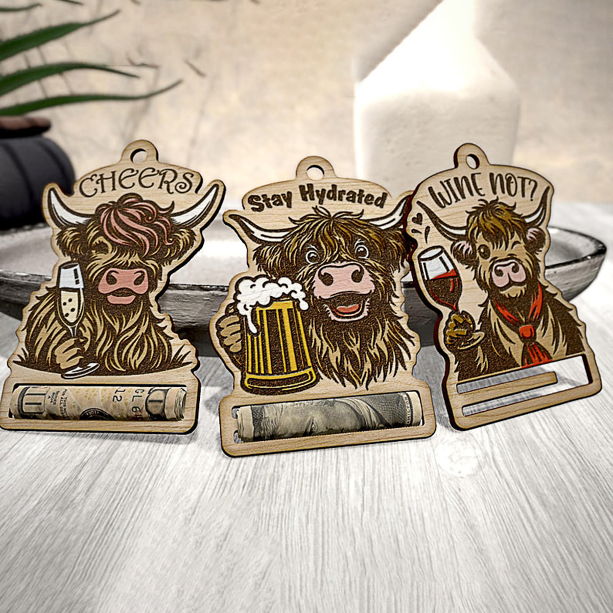 🎄 Early Christmas Sale 🎅 Set of 3 pcs Funny Money Holder