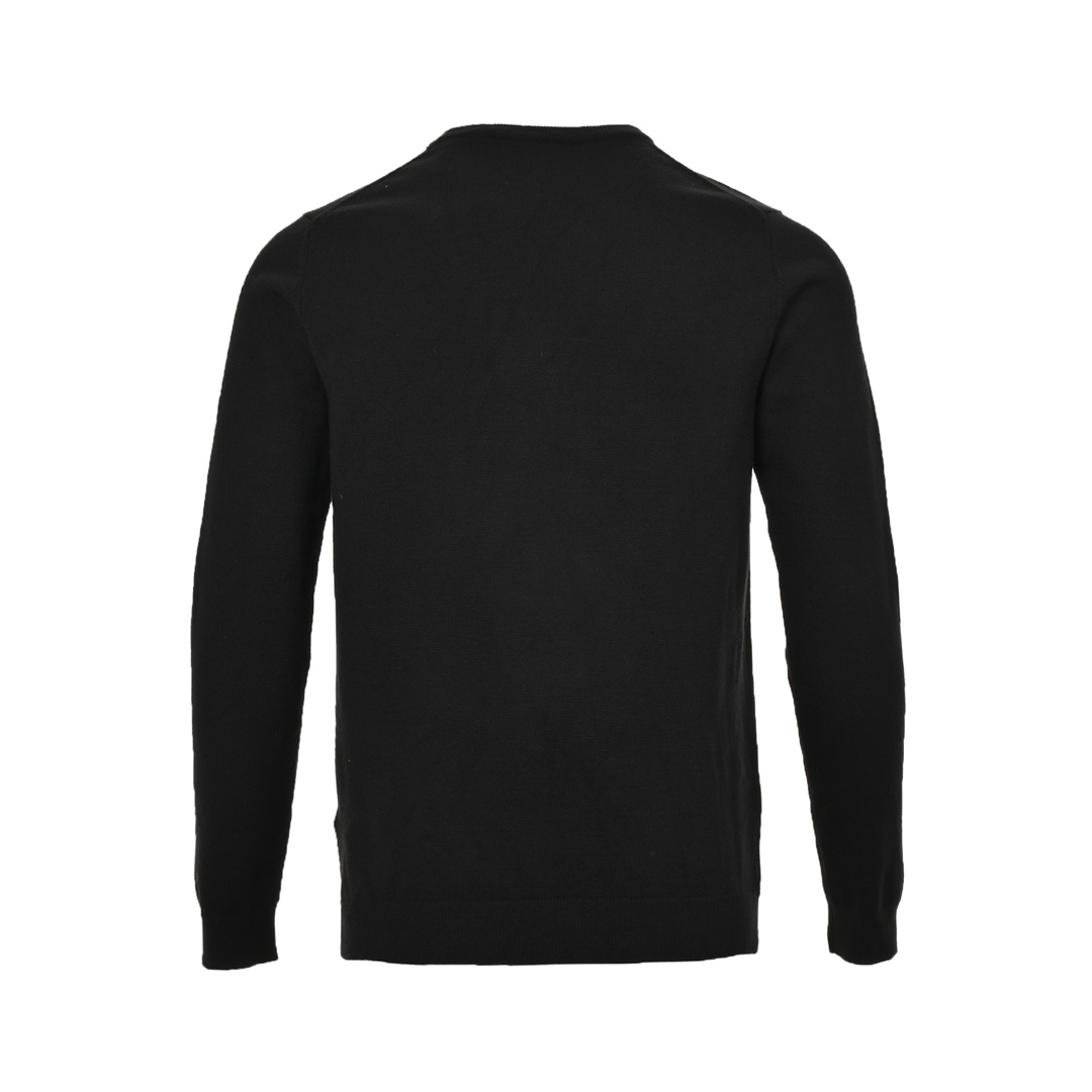 Gucci 24Fw jacquard crewneck sweater with logo hem