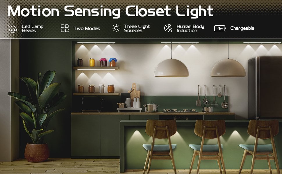 🔥49% OFF💡LED MOTION SENSOR CABINET LIGHT(USB CHARGING)💡BUY 2 GET FREE SHIPPING NOW!