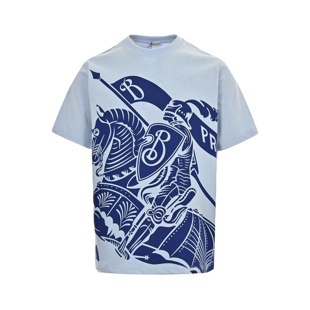 Burberry 24ss Knight Horse Print Short Sleeve