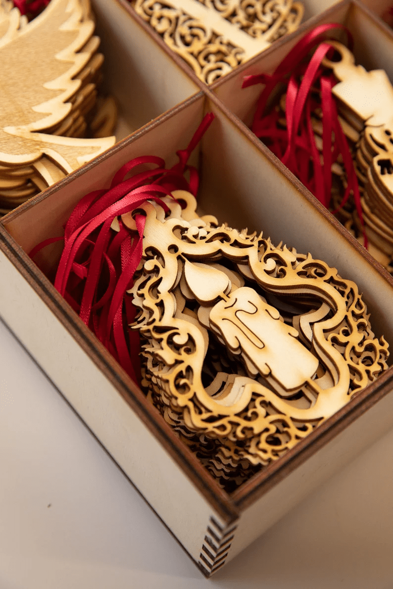Wooden Christmas decorations