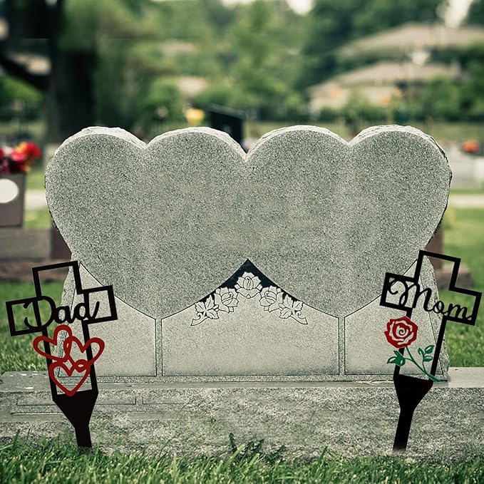 ✝️🙏Metal Cemetery Memorial Stake🔥Buy 2+ Get 10% OFF & FREE SHIPPING