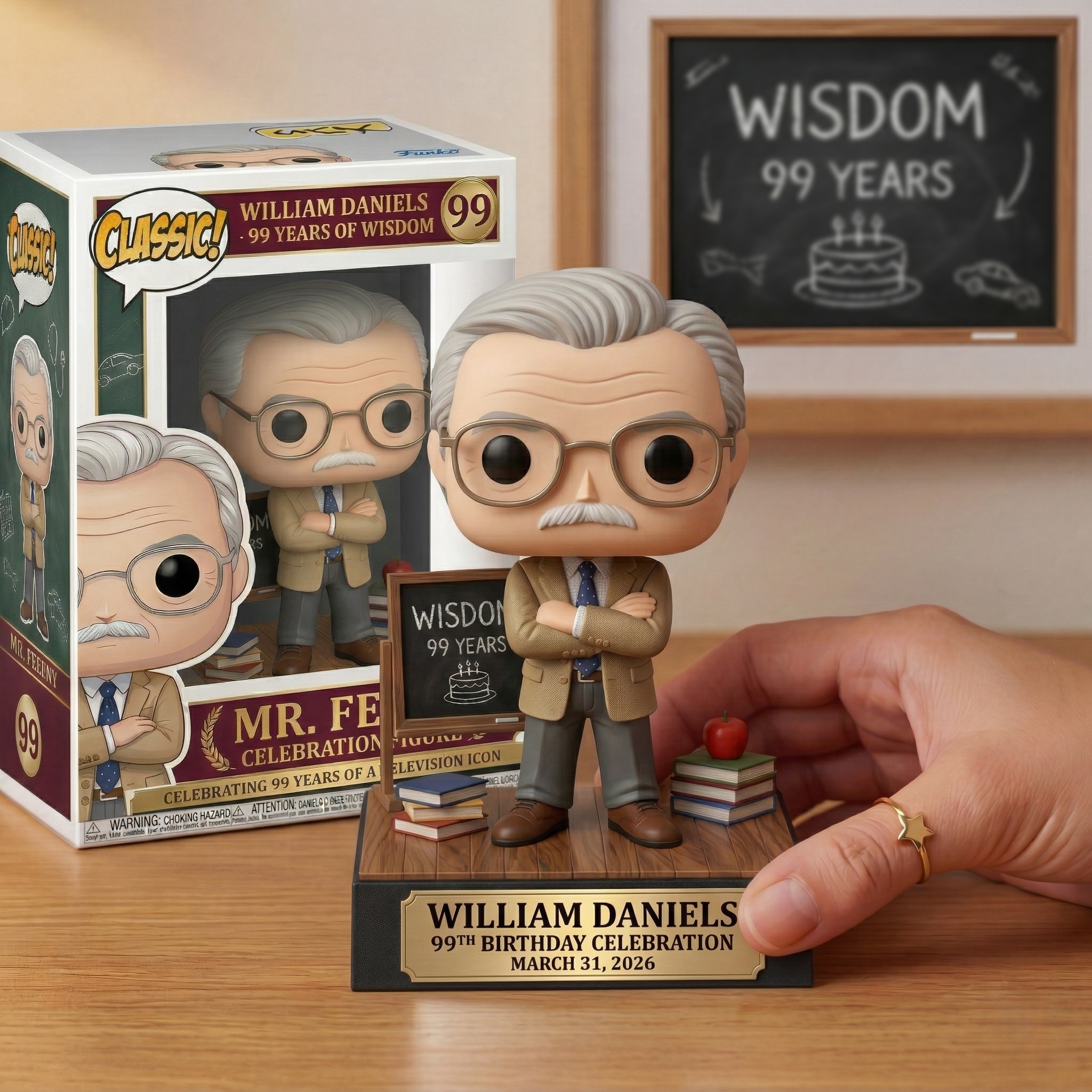 Mr. Feeny William Daniels 99th Birthday Celebration Funko POP!