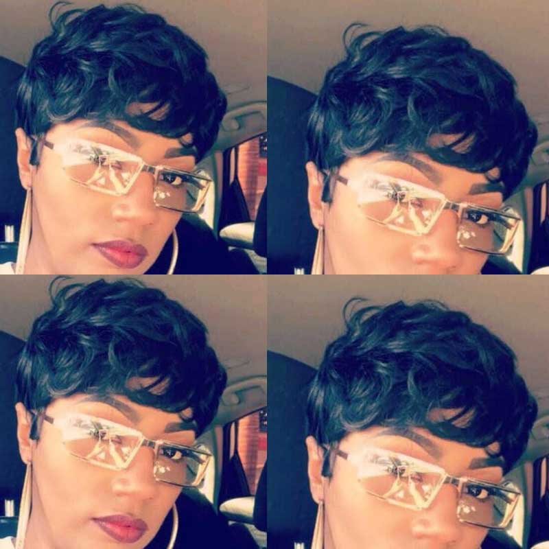 Luna Wig C26 Women Soft Short Curly for African American