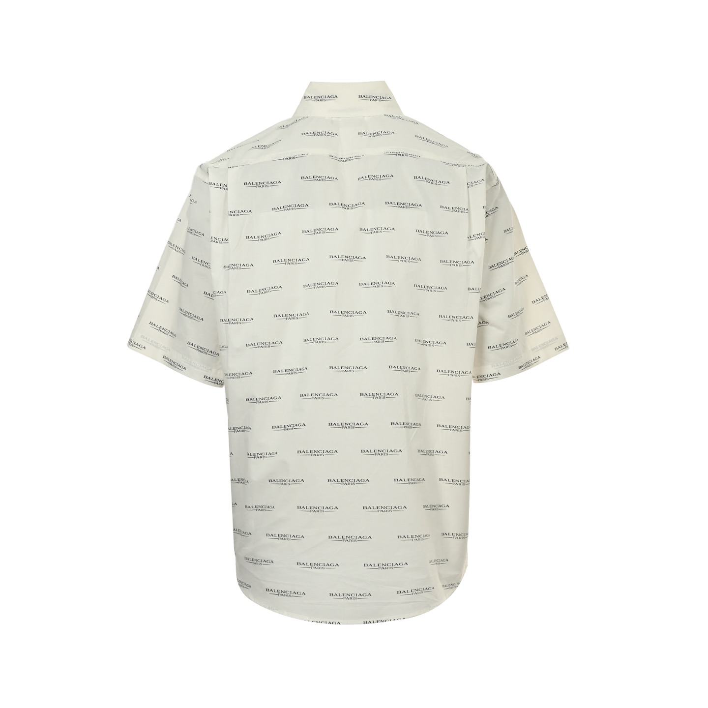 Balenciaga 25ss short-sleeved shirt with all-over logo print