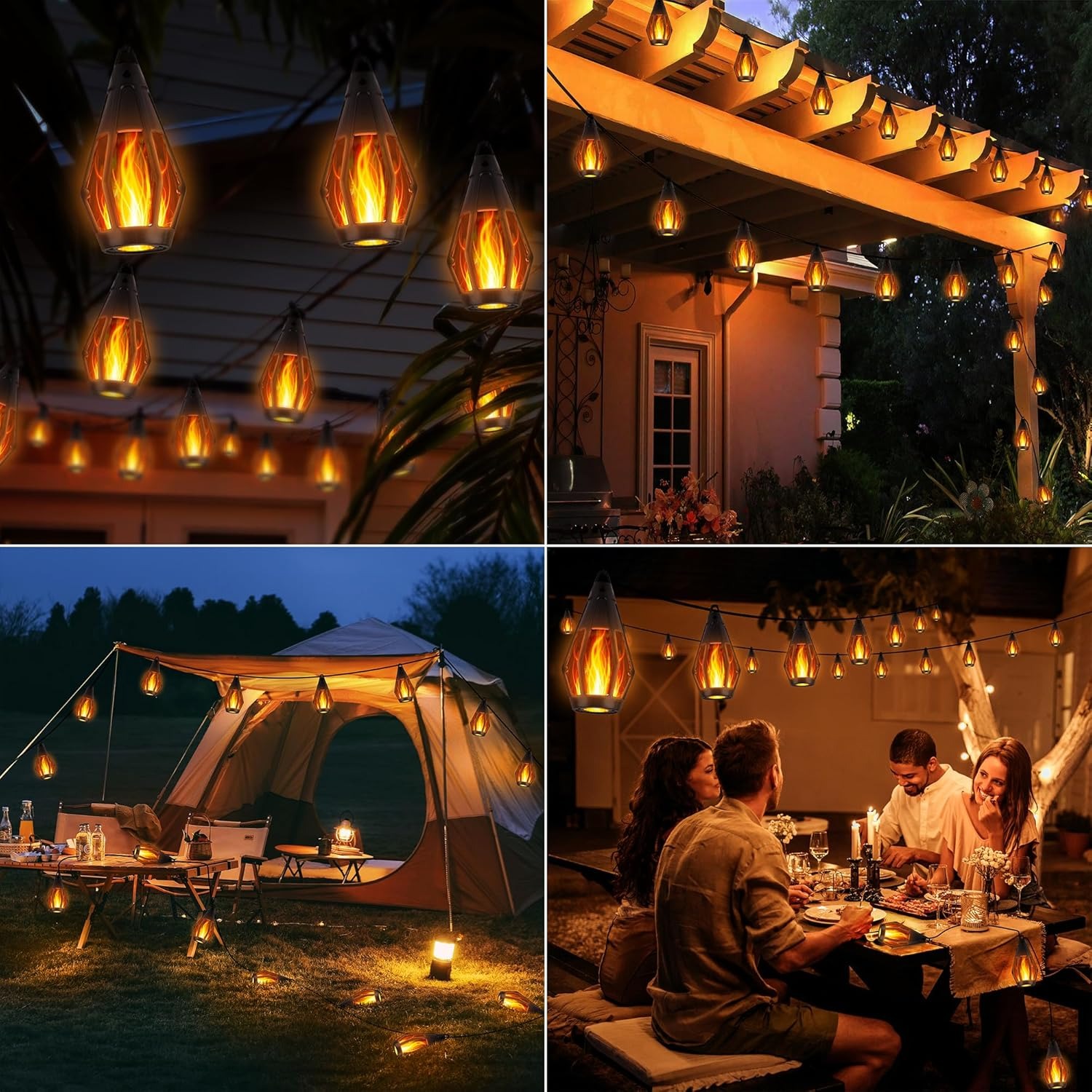 🔥ON SALE🔥Solar Flame String Lights