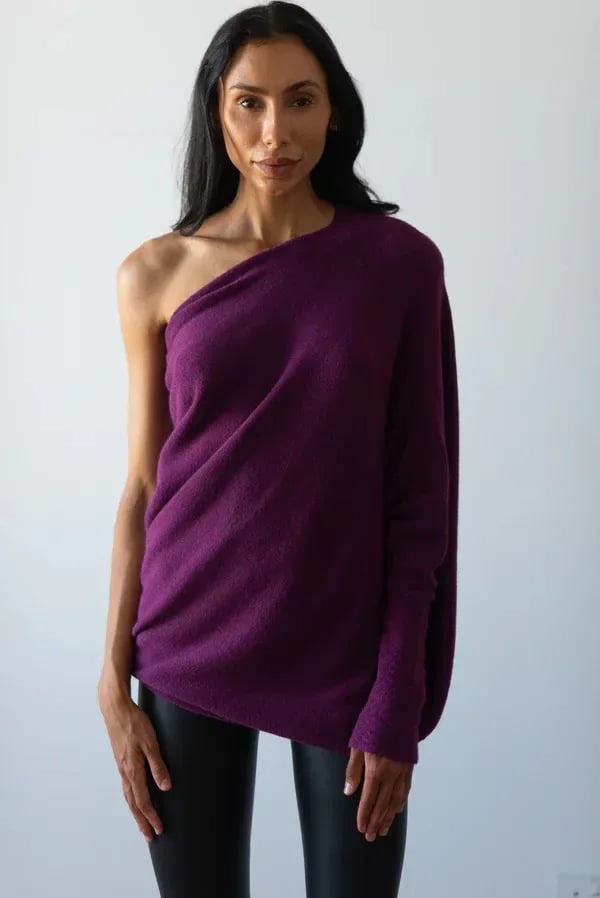 ✨Asymmetric Draped Jumper