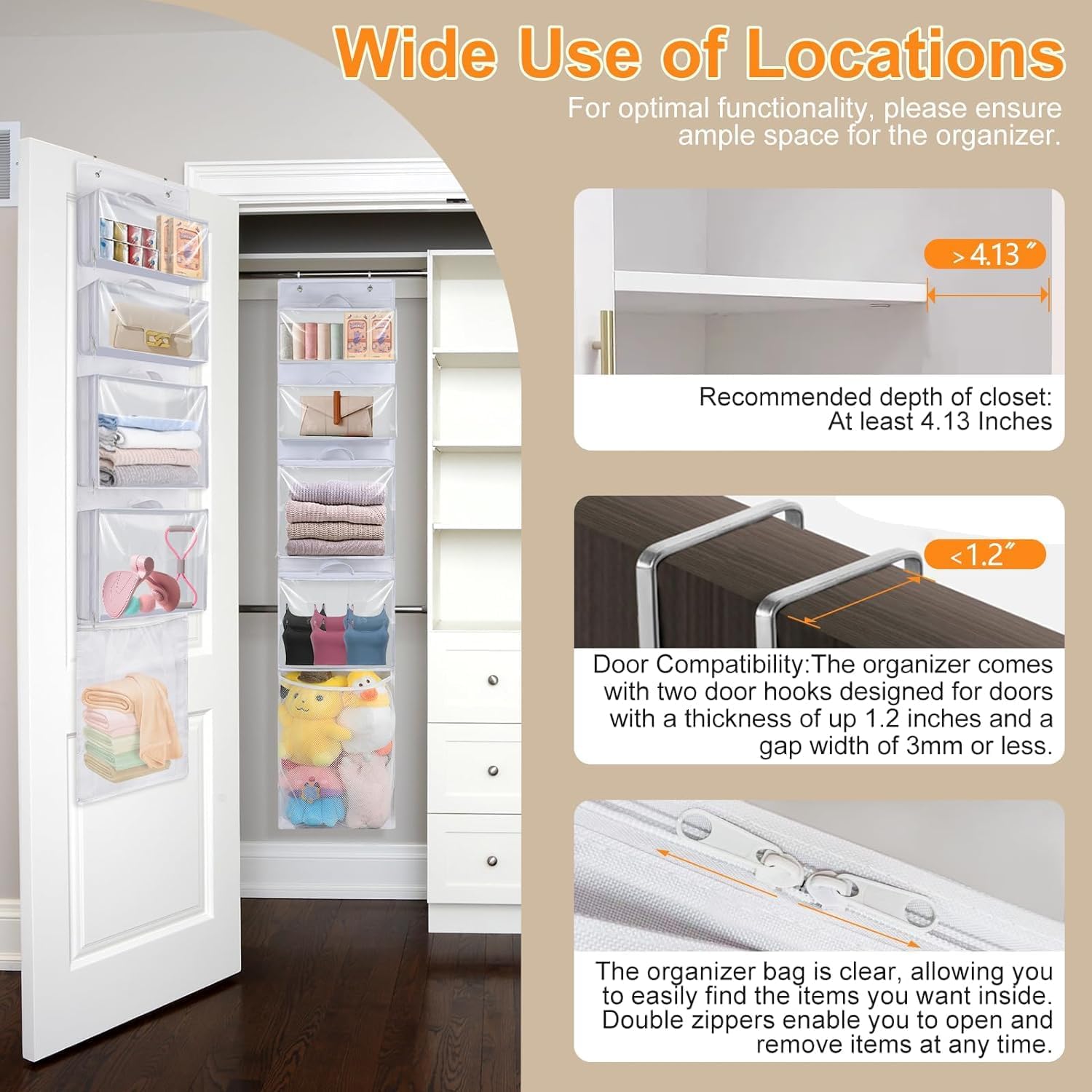 Hanging Toy Storage over Door