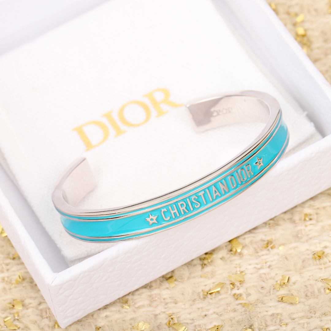 Dior butterfly open bracelet