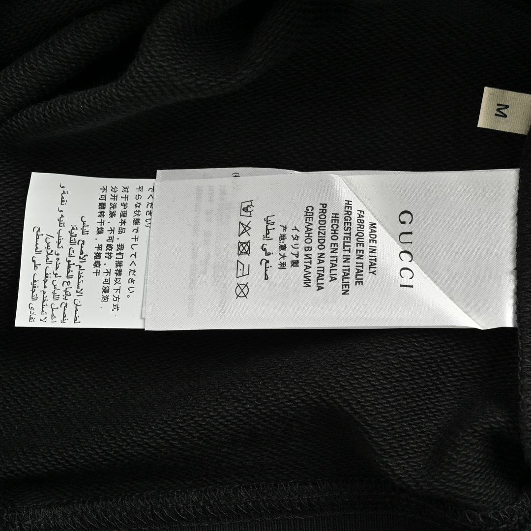Gucci 24Fw obscure embroidered lettering crew neck sweatshirt
