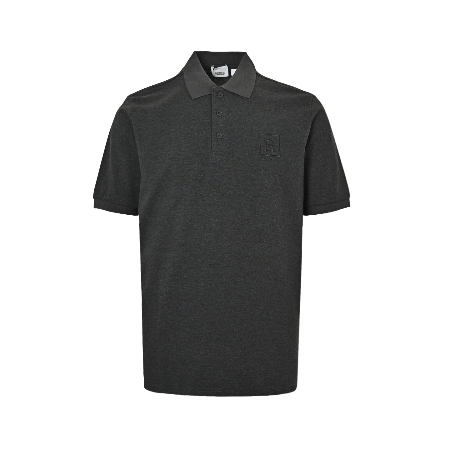 Burberry Polo short sleeves with B logo embroidery on chest