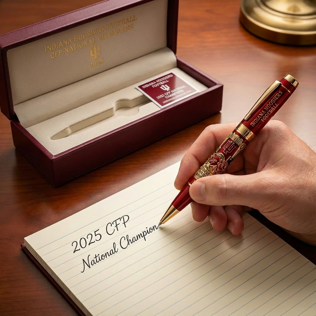 ✒️ Indiana Hoosiers – 2025 CFP National Champions Commemorative Pen