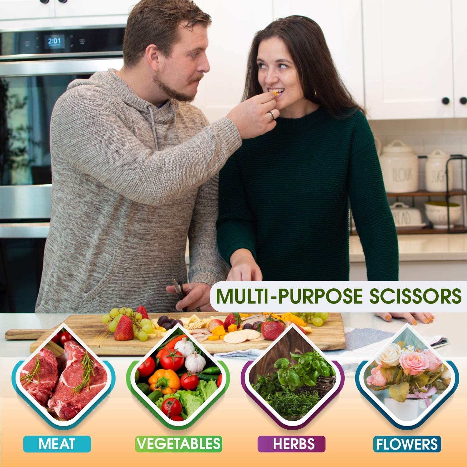 (🌲CHRISTMAS SALE NOW-48% OFF)Heavy Duty Kitchen Scissors(BUY 2 GET 1 FREE NOW)