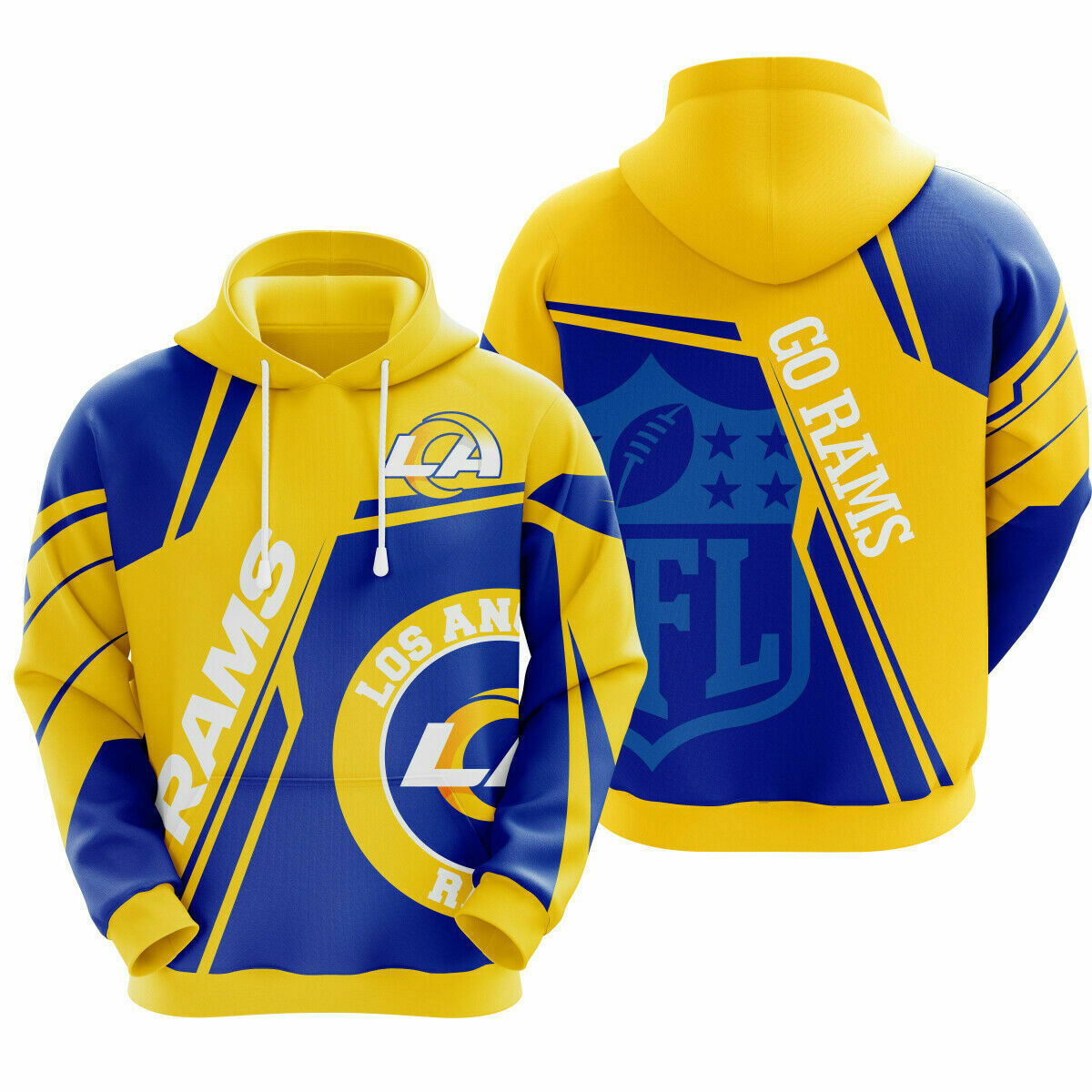 LOS ANGELES RAMS 3D HOODIE NOV06