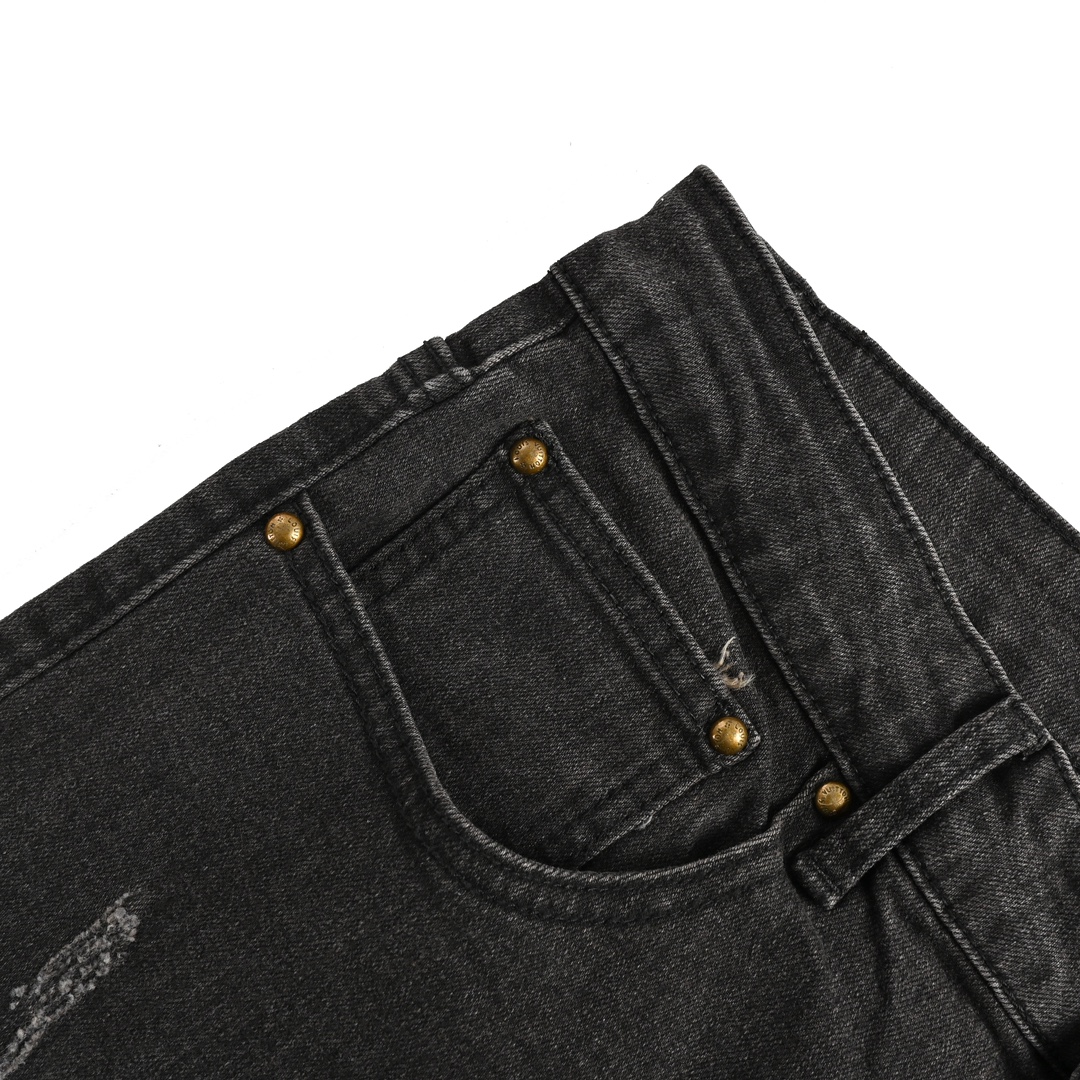 Louis Vuitton 24Fw Gradient Monochrome Washed Jeans