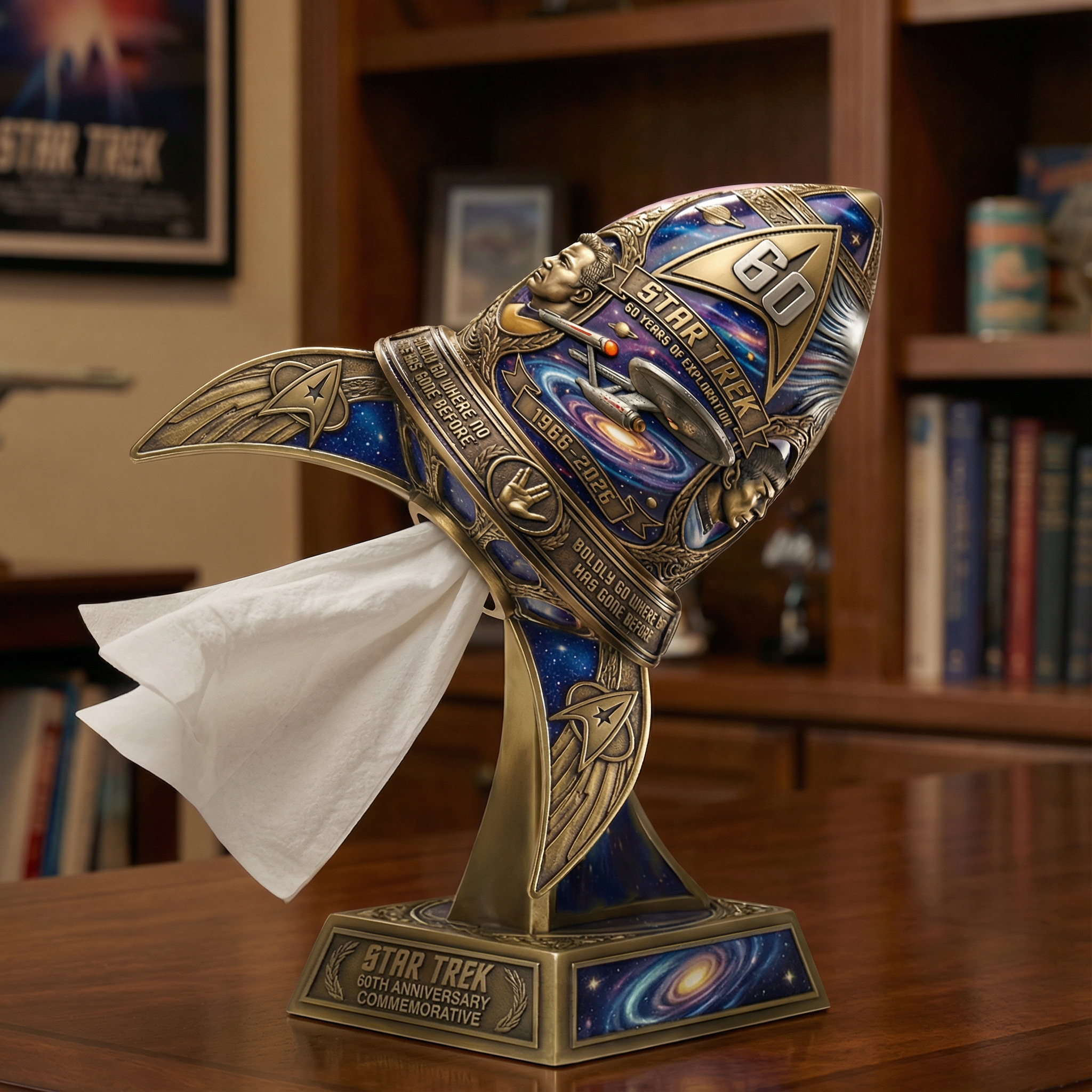 Star Trek™ 60th Anniversary Commemorative Tissue Holder