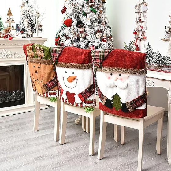 🎄Cute Christmas Chair Covers