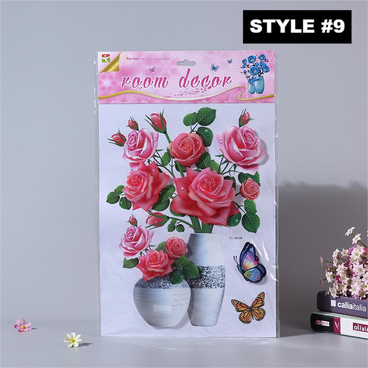 (Last Day Flash Sale-50% OFF) 3D Flower Stickers-BUY 3 FREE SHIPPING